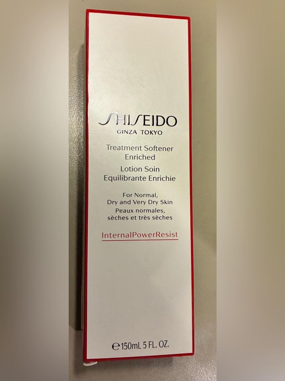 Shiseido Treatment Softener Enriched 5 oz InternalPowerResist NWT